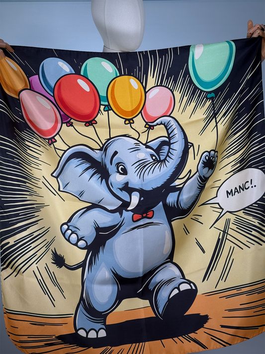 Foulard Comic Elefant