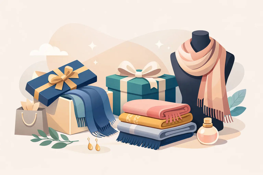 Besondere Tücher als Geschenkideen wählen