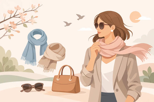 Leichter Schal für Frühling Damen stilvoll wählen