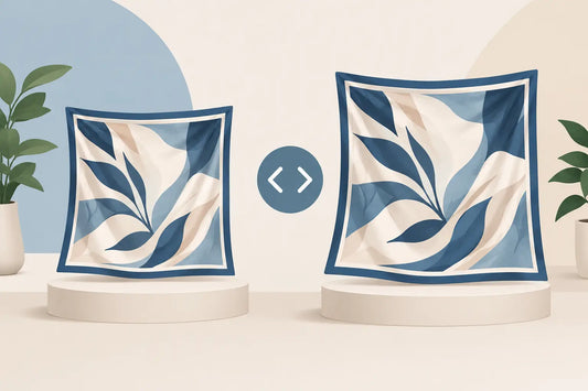 Tuchformat 70x70 oder 90x90: Was passt besser?