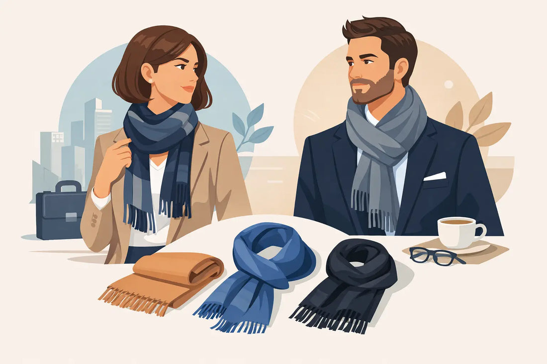 Die besten Schals für Business Outfits