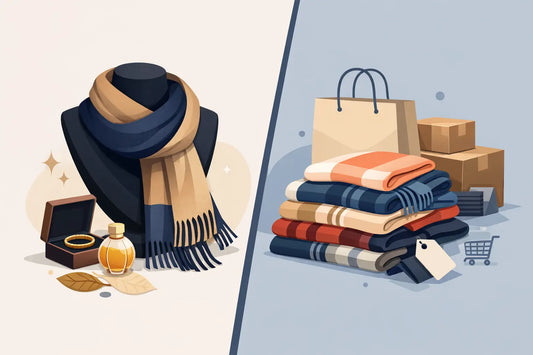Premium Schal vs Massenware im Vergleich