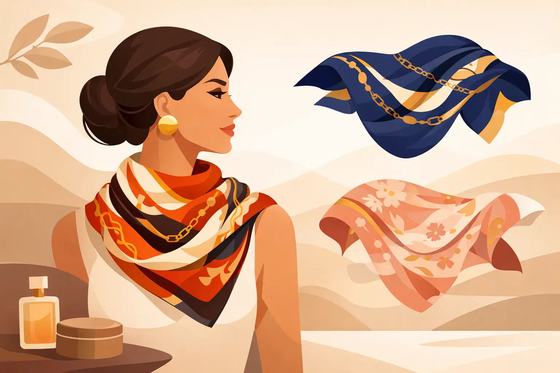 Luxus Foulards für Damen mit besonderem Ausdruck