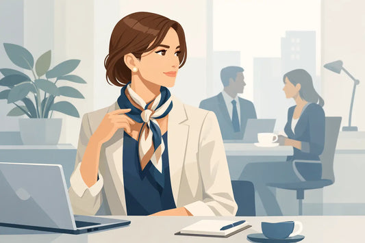 Foulard im Büro stylen - elegant und modern