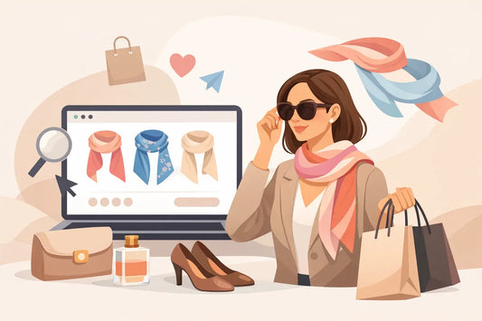 Seidenschals Damen online stilvoll kaufen