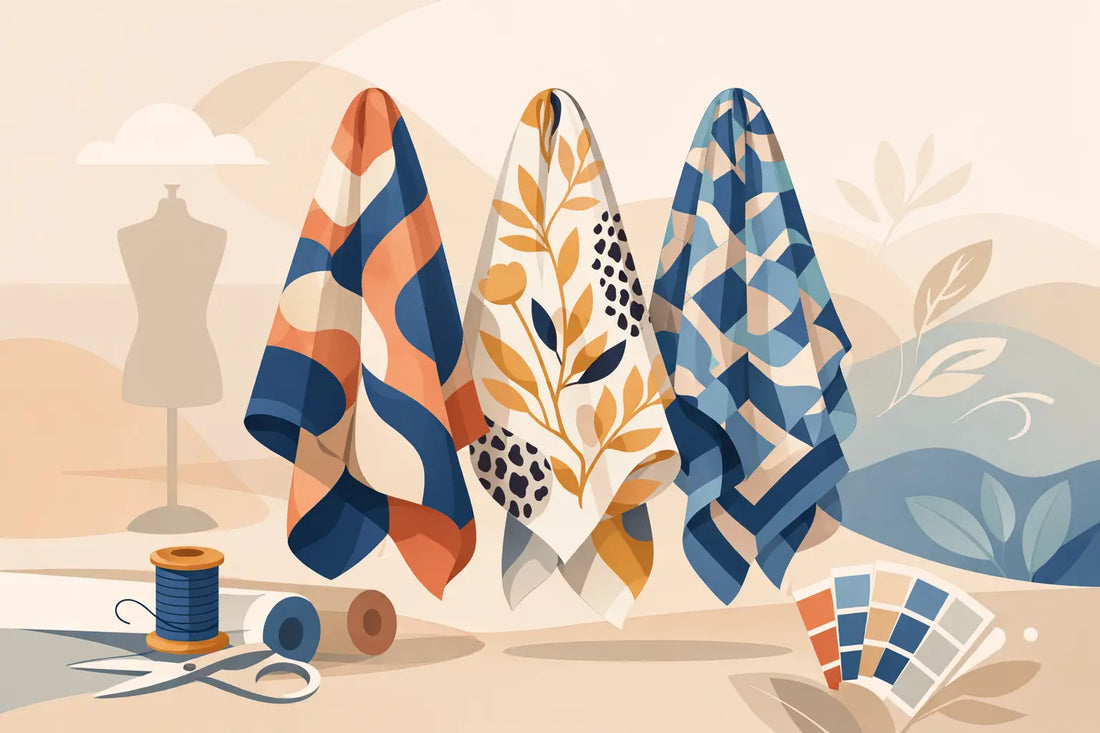 Print Trends bei Foulards mit klarer Wirkung