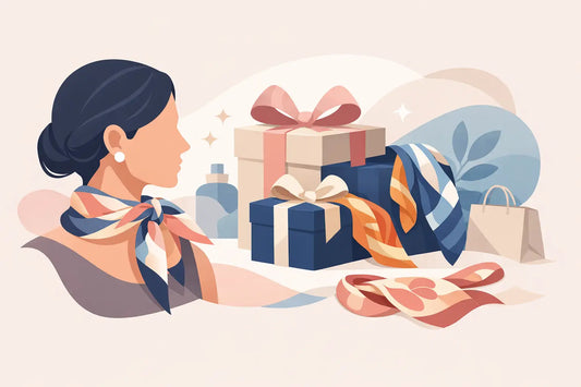 Designer Foulard Geschenk für Frauen wählen