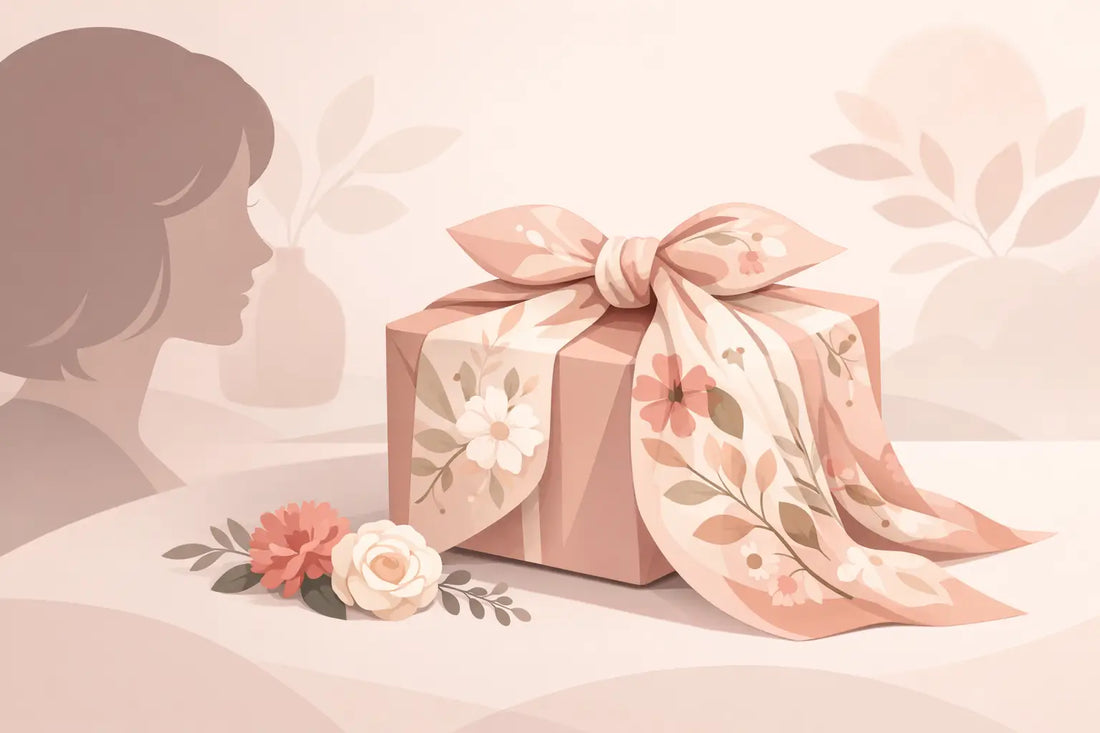 Geschenk-Tuch für Mutter mit bleibendem Stil