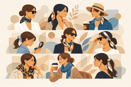 8 Beispiele für stilvolle Foulard-Looks im Alltag