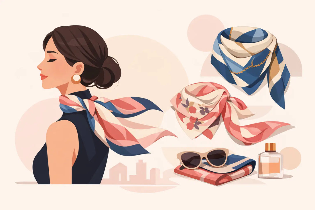 Seidenfoulard für Damen kaufen mit Stil