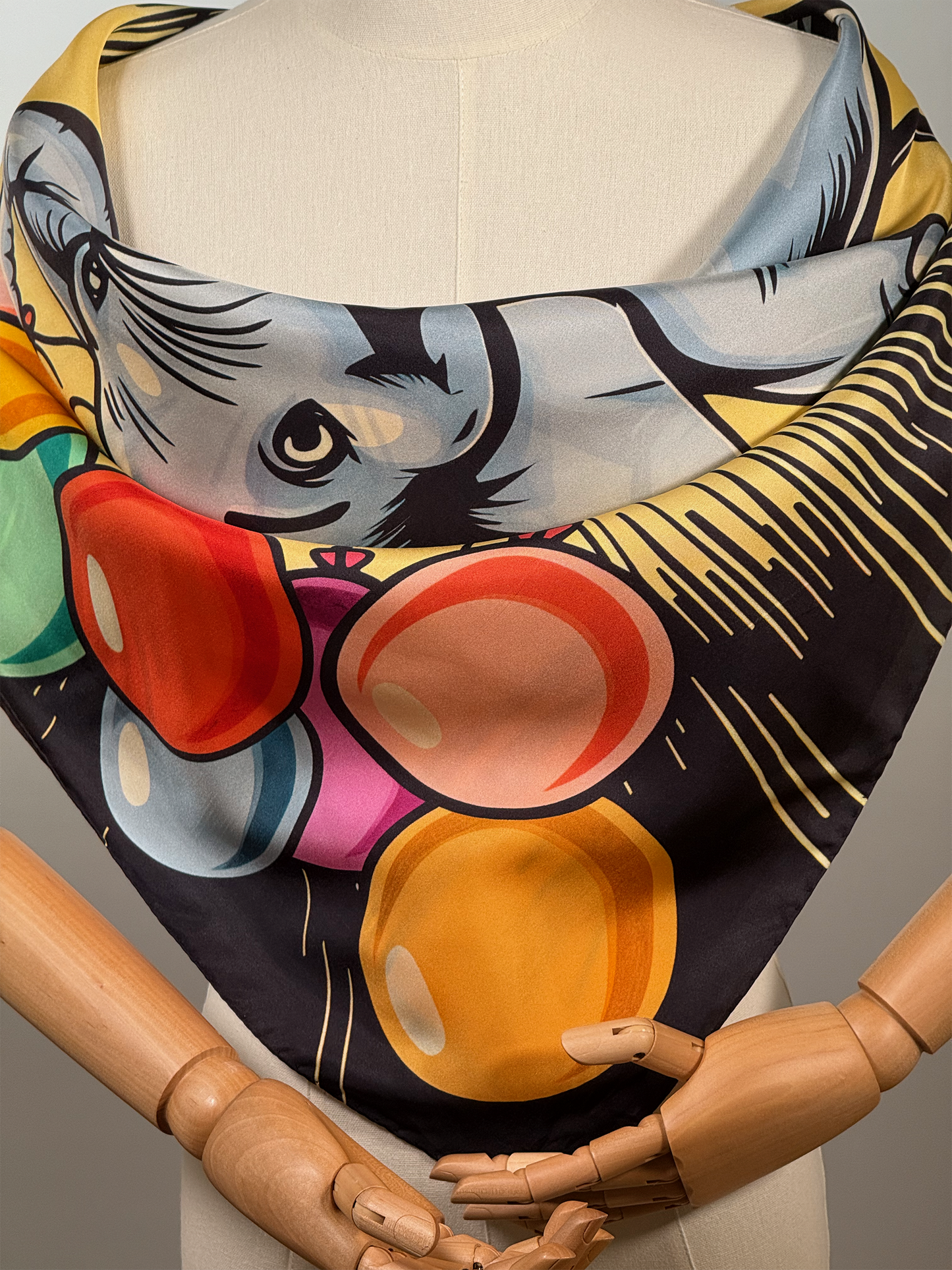 Foulard Comic Elefant
